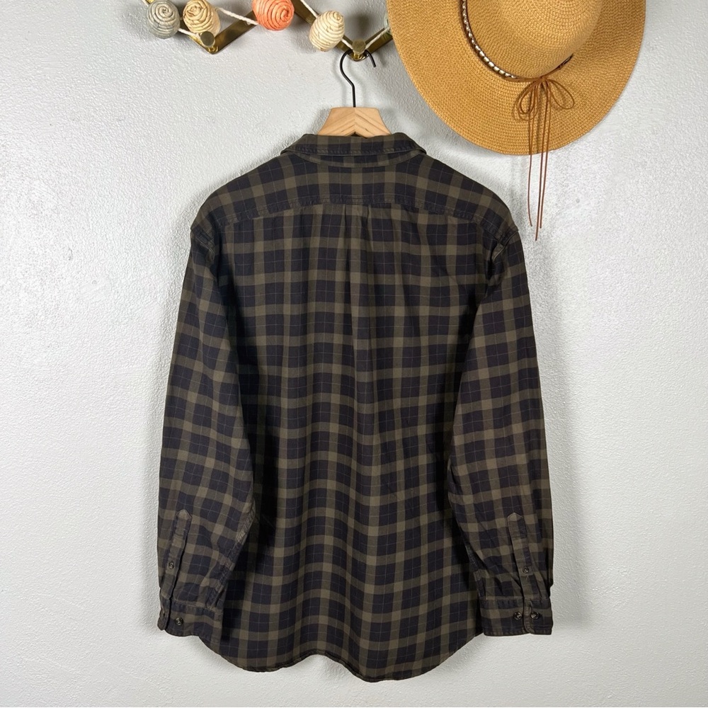 Filson Alaskan Guide Flannel Shirt Plaid Long Sleeve Button Down Size XL - Picture 4 of 7